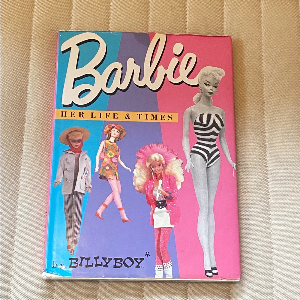 GUC BARBIE Her Life & Times Coffee Table Collectors Vintage Book by BILLY BOY
